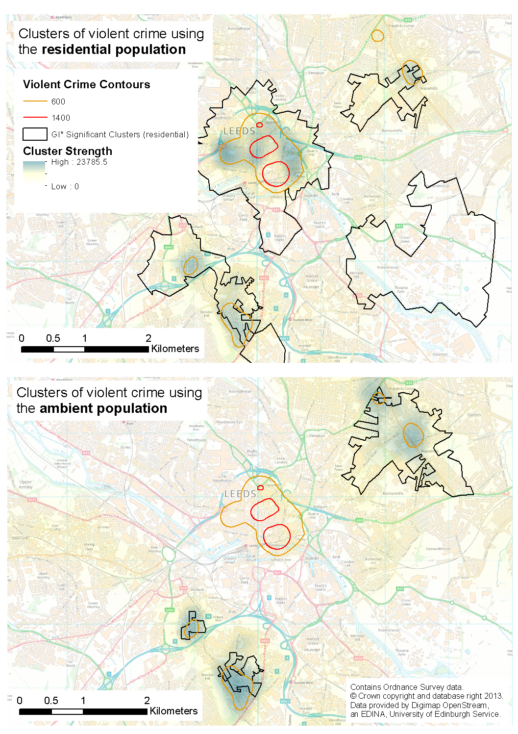 Clustering of crime