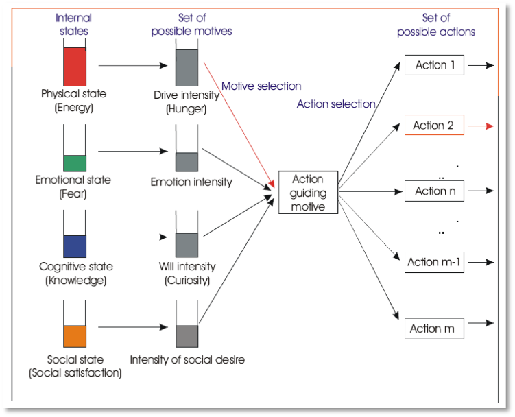 Example PECS motives and intensity functions